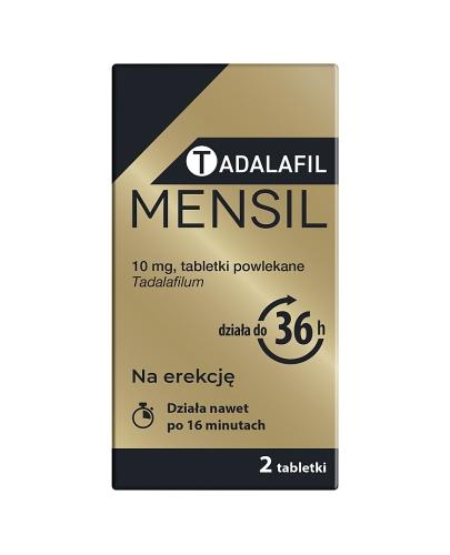 Tadalafil Mensil, 10 mg, tabletki powlekane, 2 sztuki